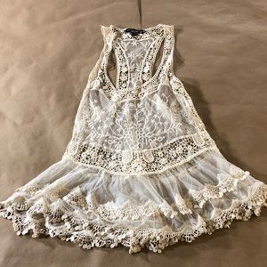 Ivory Lace Top